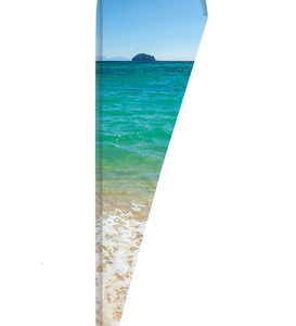 Beachflag Alu Drop (csepp forma), 235 cm teljes magasság, luxus hordtáskával