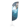 Beachflag Alu Wind, 360 cm teljes magasság, luxus hordtáskával