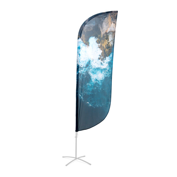 Beachflag Alu Wind, 360 cm teljes magasság, luxus hordtáskával