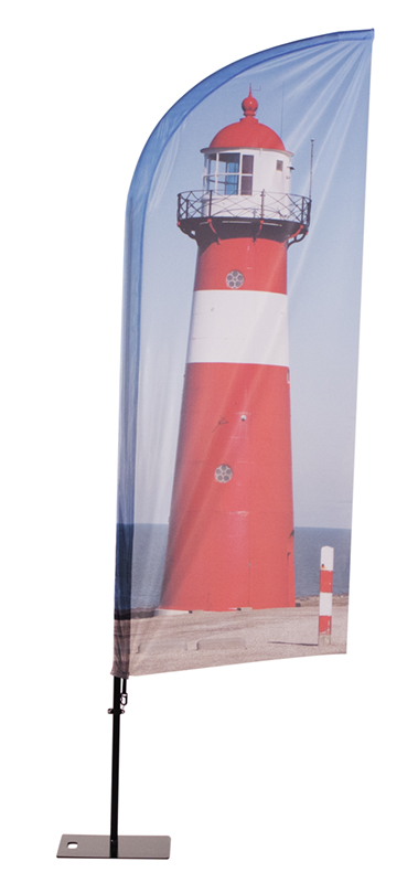 Beach Flag Alu Wind 255 cm Total Height with Luxurious Bag