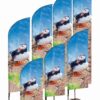 Beach Flag Alu Wind 255 cm Total Height with Luxurious Bag