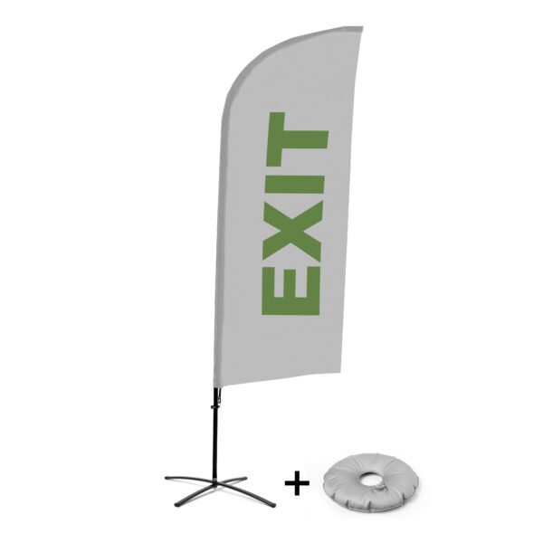 BFAW310-CB30-WB-I103_1.jpg Beach Flag Alu Wind Complete Set Exit Grey English Cross Base