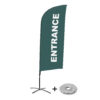 BFAW310-CB30-WB-I120_1.jpg Beach Flag Alu Wind Complete Set Entrance Grey English Cross Base