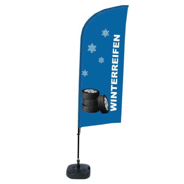 Beach Flag Alu Wind 310 Set WT Winter Tire DE I109 ECO