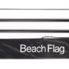 Beachflag Alu Wind Komplett-Set Frischer Fisch Englisch Beachflag Alu Wind 310 komplett szett, Friss hal, angol