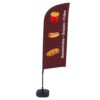 Beach Flag Alu Wind Complete Set Snacks English
