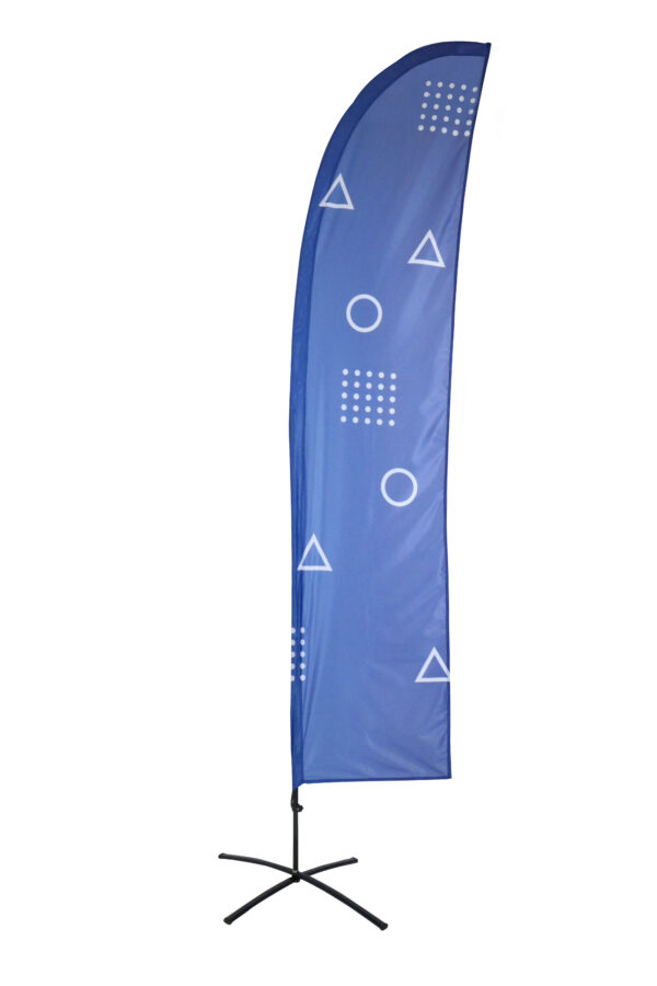 Beachflag Budget Wind/Drop, üvegszálas, Medium
