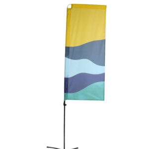 Beachflag Budget Square, üvegszálas, Extra Large