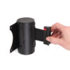 Absperrband Wandmontage (schwarz)