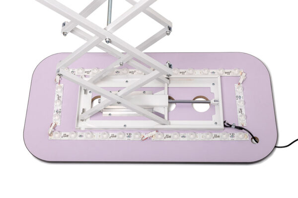 Theke Bounce Up Tischplatte Schwarz LED Theke Bounce Up Tischplatte Schwarz LED