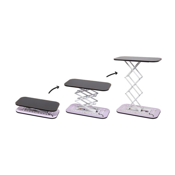 Theke Bounce Up Tischplatte Schwarz LED Theke Bounce Up Tischplatte Schwarz LED