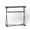 Counter Fabric Table Top Wood