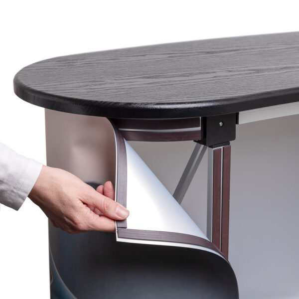 Theke Magnetisch Table Top hellbraun
