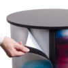 Theke Professional rund schwarz