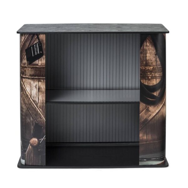 Theke Professional quadrat schwarz