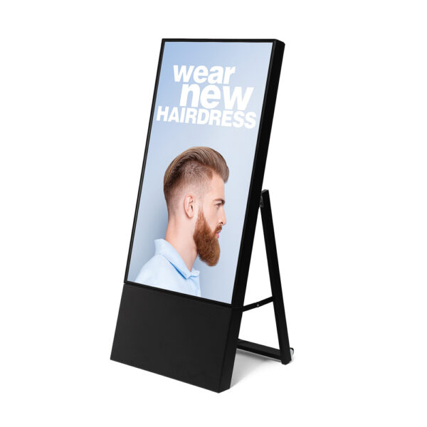 Smart Line digitális járdatábla 43" Samsung kijelzővel, fekete