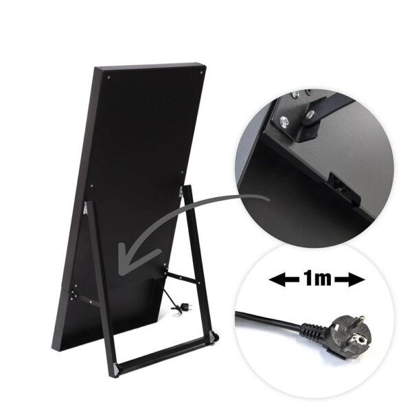 Smart Line digitális járdatábla 43" Samsung kijelzővel, fekete