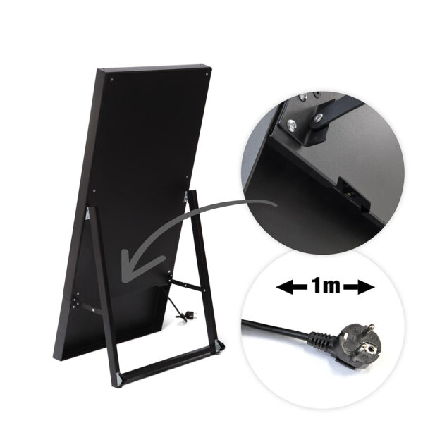 Smart Line digitális járdatábla 43" Samsung kijelzővel, fekete