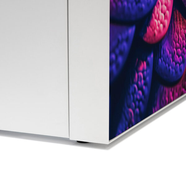 Digital Counter Futuro with 32" Samsung Screen Vertical White