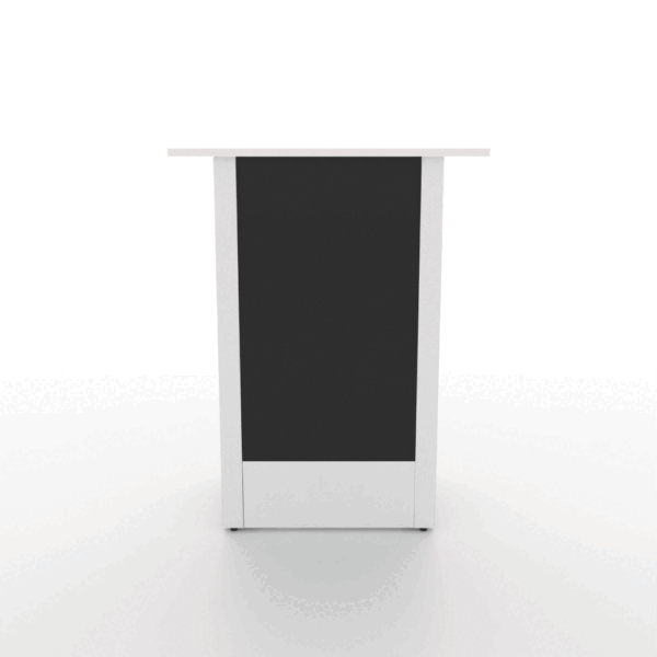 Digital Counter Futuro with 32" Samsung Screen Vertical White
