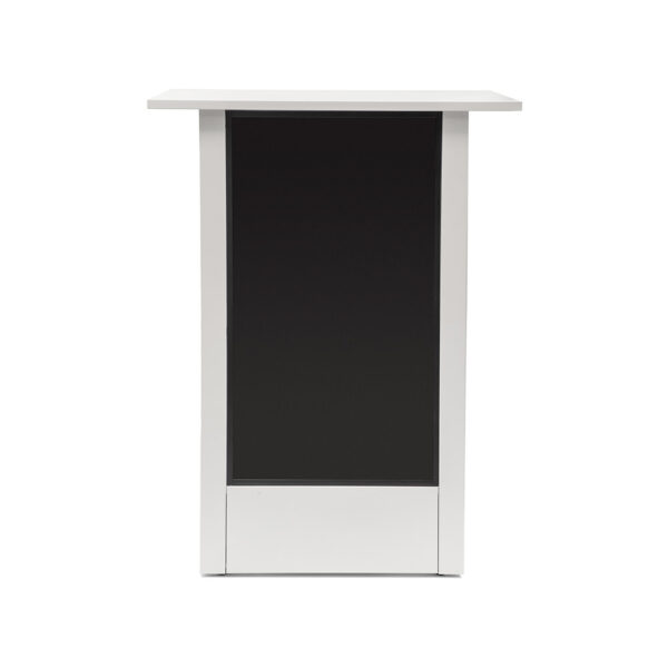 Digital Counter Futuro with 32" Samsung Screen Vertical White