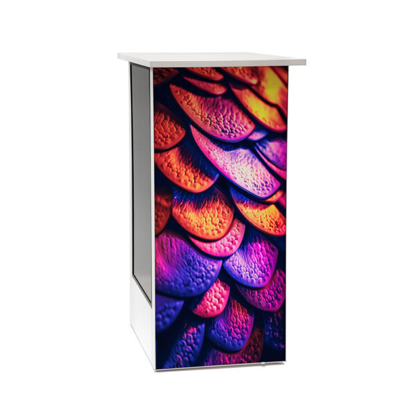 Digital Counter Futuro with 32" Samsung Screen Vertical White