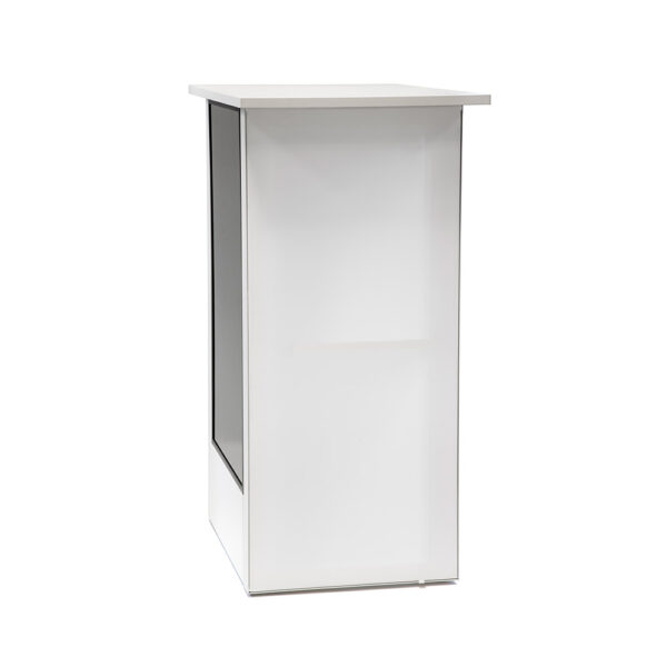 Digital Counter Futuro with 32" Samsung Screen Vertical White