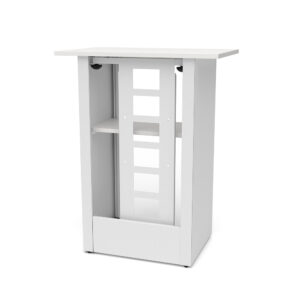 Digital Counter Futuro 32" Vertikal Nür Gehause Weiß