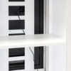 Digital Counter Futuro 32" Vertical Housing Only White