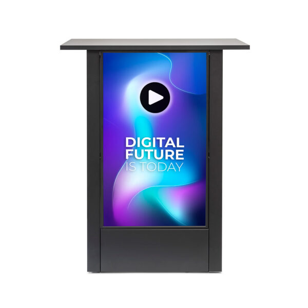 Futuro digitális promóciós pult 32" Samsung kijelzővel, függőleges