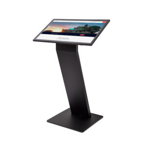 DIKIOSKSTREAM32ESFT_1.jpg StreamLine Digitaler Kiosk Mit 32" Samsung-Bildschirm Schwarz