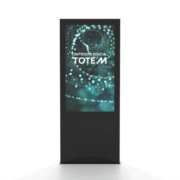 Digitale Outdoor Stele 55" mit Samsung-Bildschirm Outdoor Digital Totem With 55" Samsung Screen