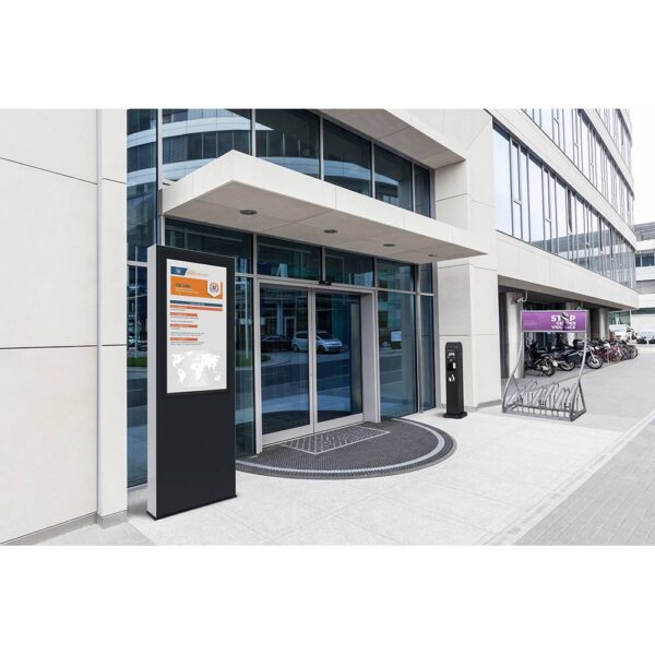 Digitale Outdoor Stele 55" mit Samsung-Bildschirm Outdoor Digital Totem With 55" Samsung Screen