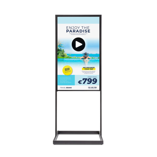 Digital Totem Sky with 55" Samsung Screen