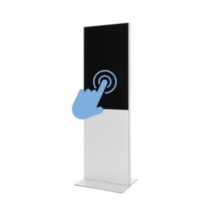 DITTOTEM43C9003ESFT_1.jpg Smart Line Digitale Infotstele Mit 43" Samsung-Bildschirm Und Touchscreen Weiß