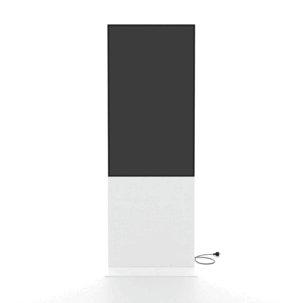 Smart Line Digital Totem With 55" Samsung Screen White