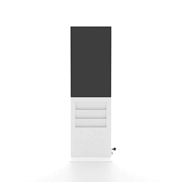 Smart Line Digital Totem Rack 6 x A4 White