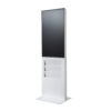 Smart Line Digital Totem Rack 6 x A4 White