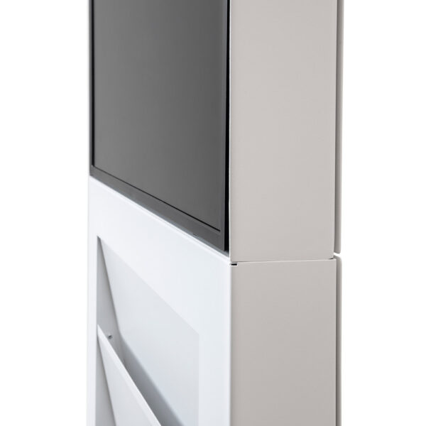 Smart Line Digital Totem Rack 6 x A4 White