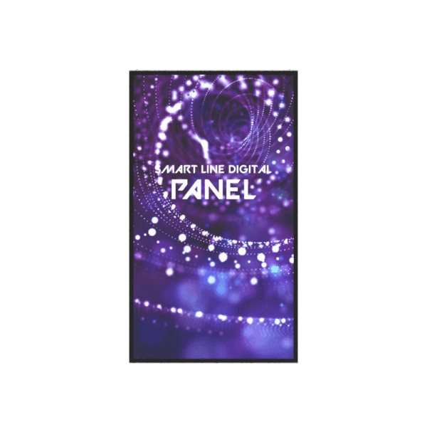 Digitales Panel 43" Wand und Decke Mit 43" Samsung-Bildschirm Weiß Smart Line Digital Panel White With 43" Samsung Screen