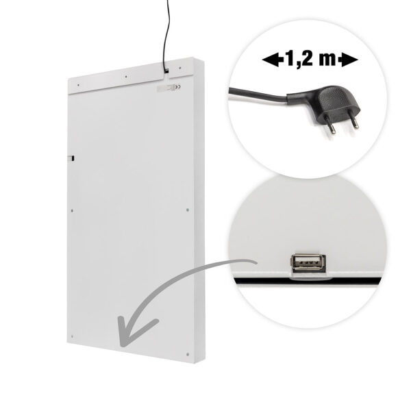 DITWALL43C9003ESF_5.jpg Smart Line Digital Panel White With 43" Samsung Screen