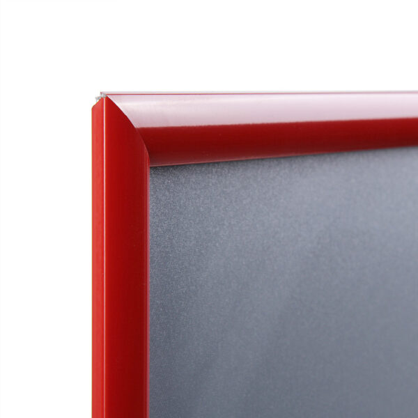 25 mm Snap Frame Mitred Corners A4 Red