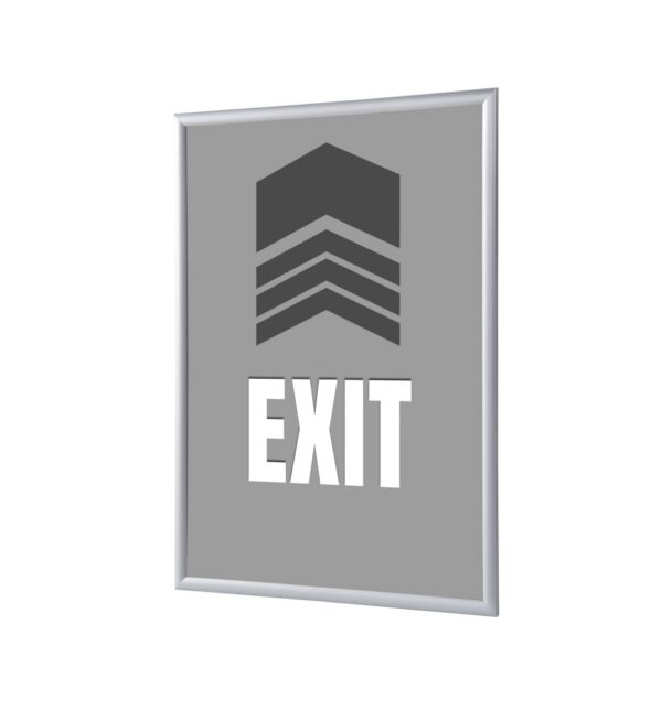 Snap Frame G25 Poster Paper A4 Exit Grey EN I473