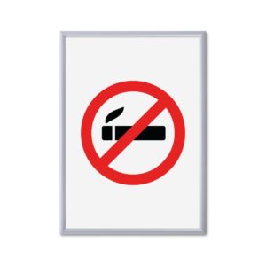 Snap Frame G25 Poster Paper A4 Non-smoking I795