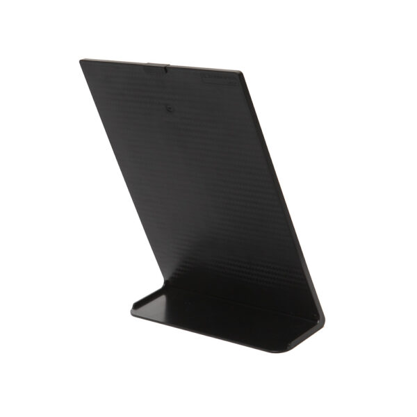 Scritto® Tischaufsteller L, schwarz DIN A6
