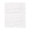 Set of White Plastic Letters for Black Letter Board