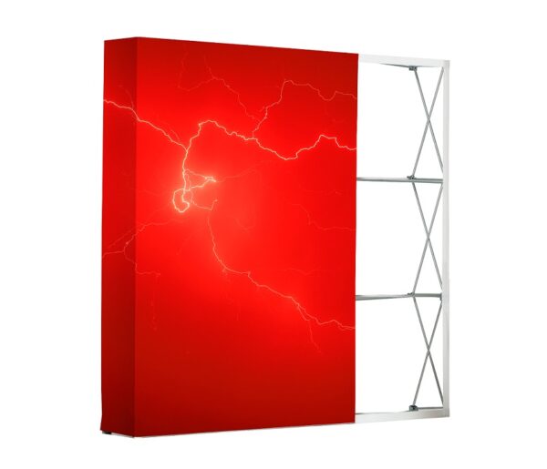Pop-Up Fabric Premium Straight 3 x 3