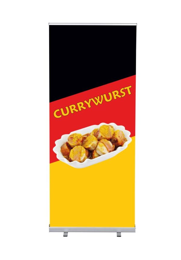 Roll-up Budget 85 komplett szett, Currywurst