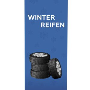 Roll-Banner Budget 85 Komplettset Winterreifen Deutsch