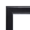 Menüständer Outdoor Schwarz 8 x 4 Einseitig